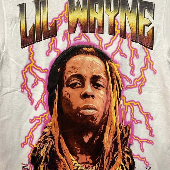 Reason Lil Wayne A Milli Lightning White T-Shirt Small - Picture 2 of 4